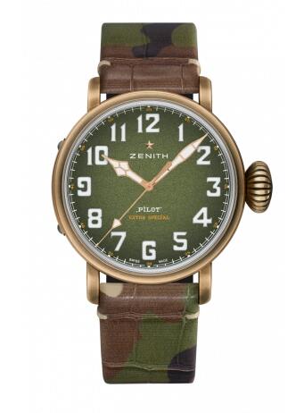 Zenith Pilot Replica Watch Pilot Type 20 Adventure 45mm Bronze 29.2430.679/63.C814